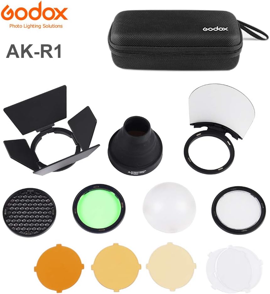 Godox AK-R1 Pocket Flash Light Accessories Kit for Godox V1 Flash Series