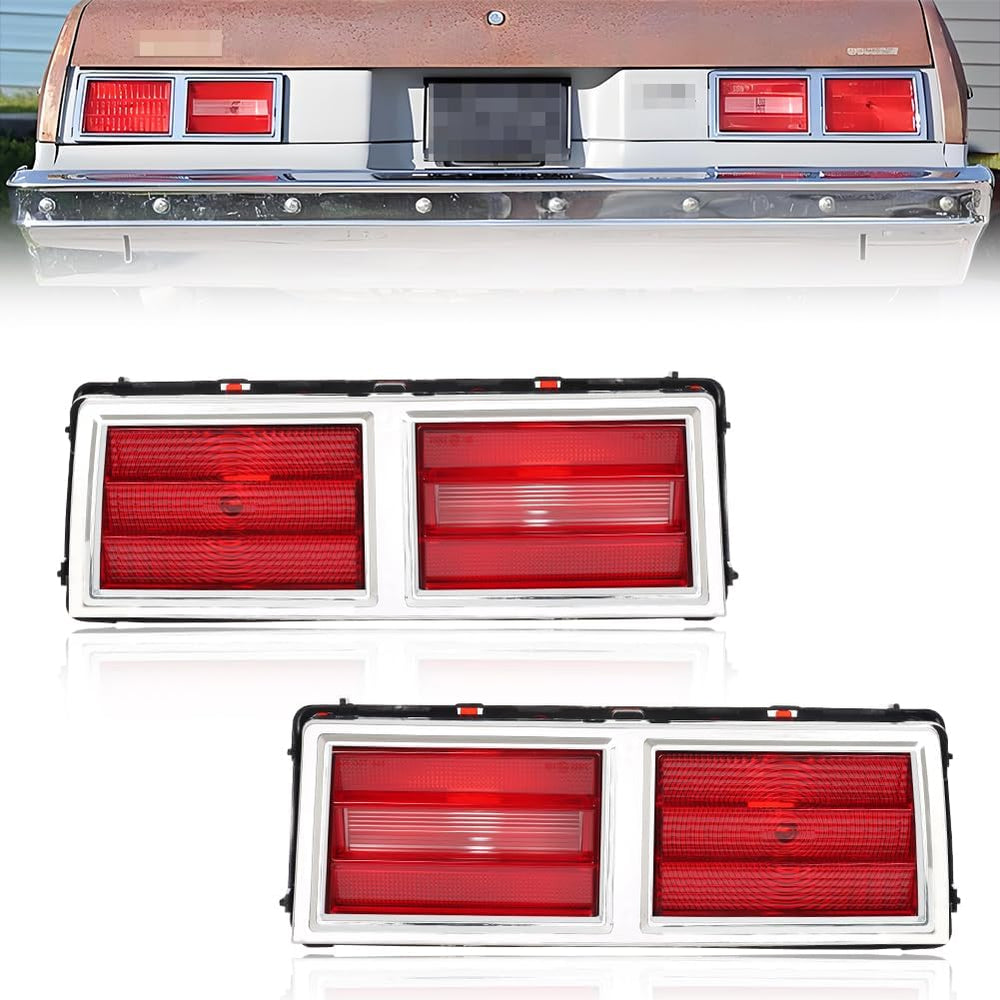 Tail Light Lamp Lens Compatible with Chevy II Nova 1975 1976 1977 1978 1979, ...