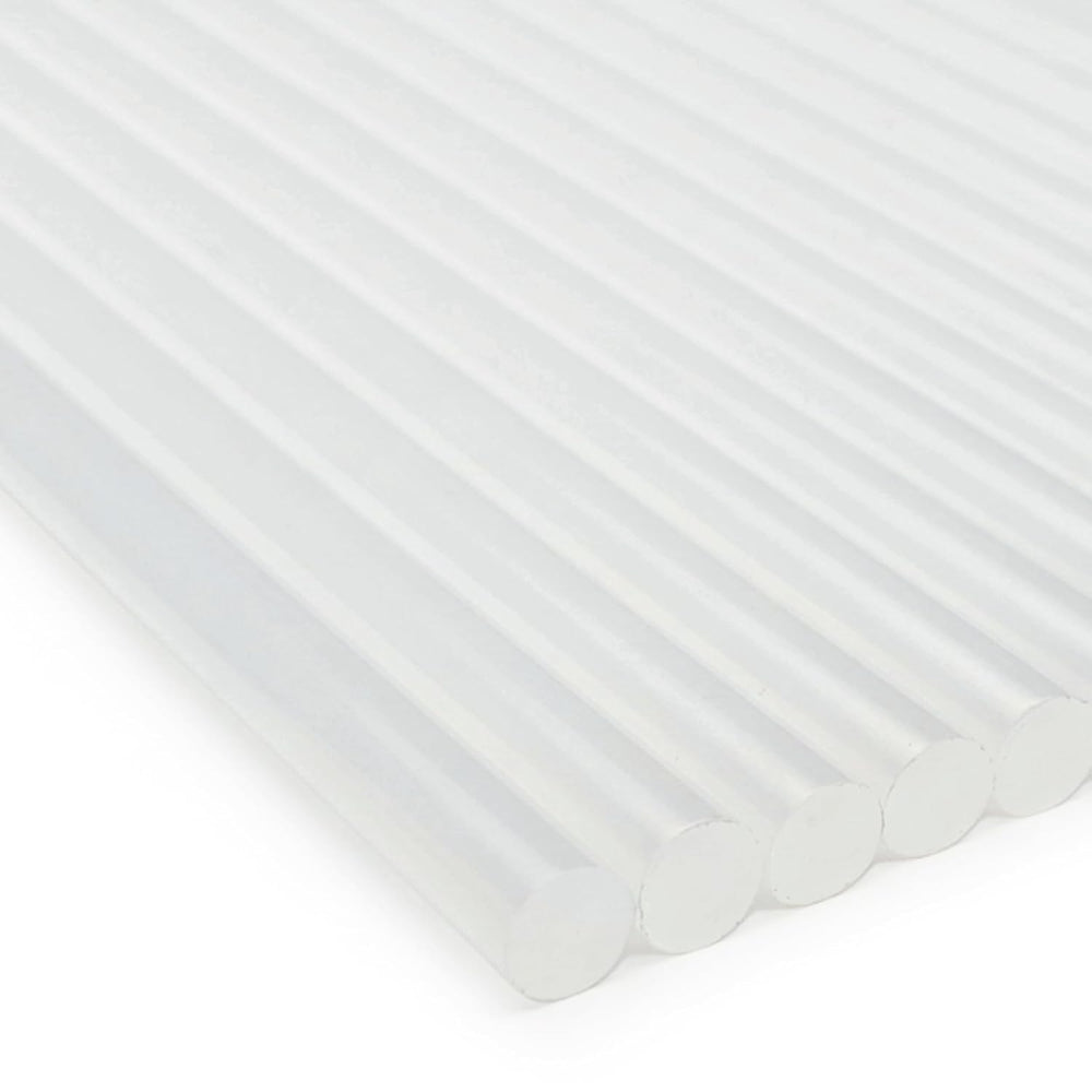 ASA Clear Hot Glue Sticks 7/16" x 10", High Temp, 25 lb Box, 483 Ct