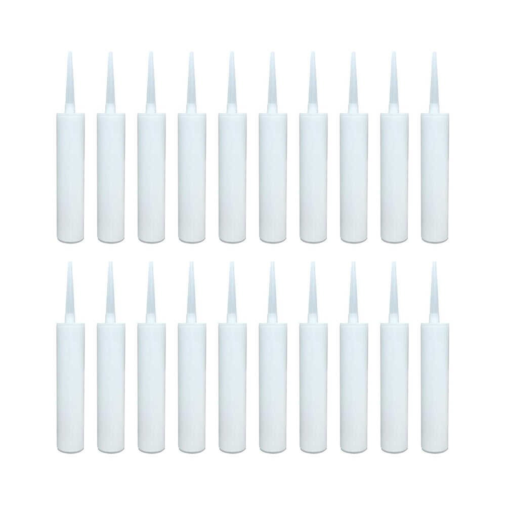 Empty Caulk Tubes, 20 Pack 10 oz for Standard Caulking Guns