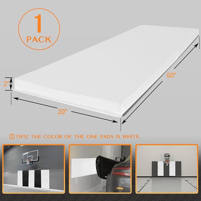 PROGOAL 2"/4" Thick Foam Protection Wall Pad,Gym Basketball-Court
