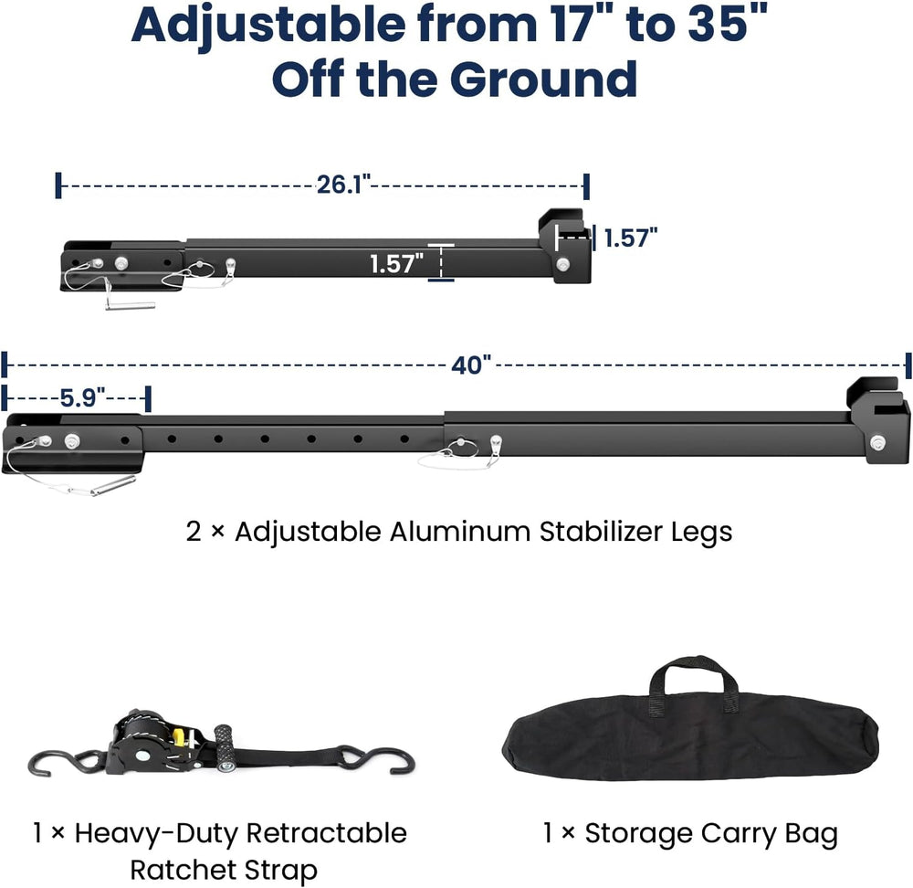 Aluminum I-Beam RV Stabilizer,Camper Wobble Jack Trailer Essentials