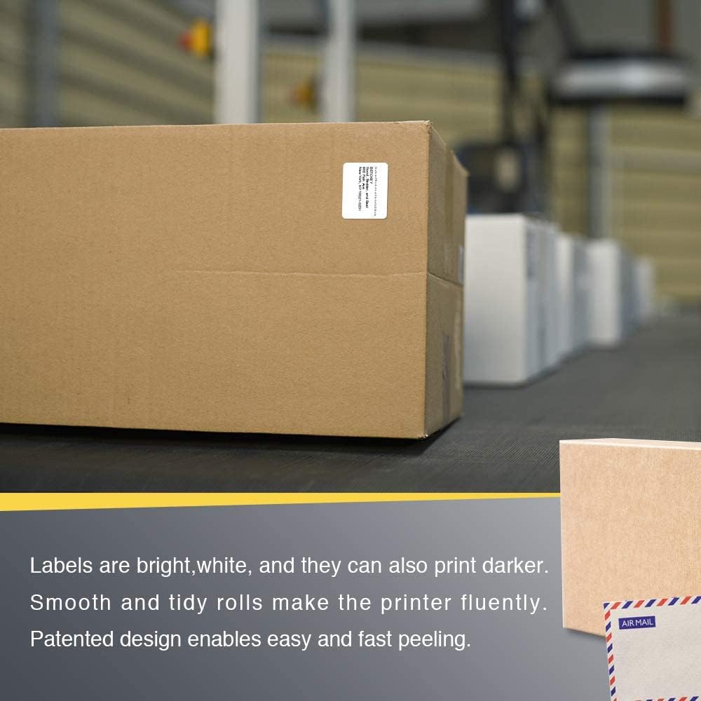 BETCKEY - 1.25" x 1" (32 mm x 25 mm) Thermal Labels, [10 Roll/13800...