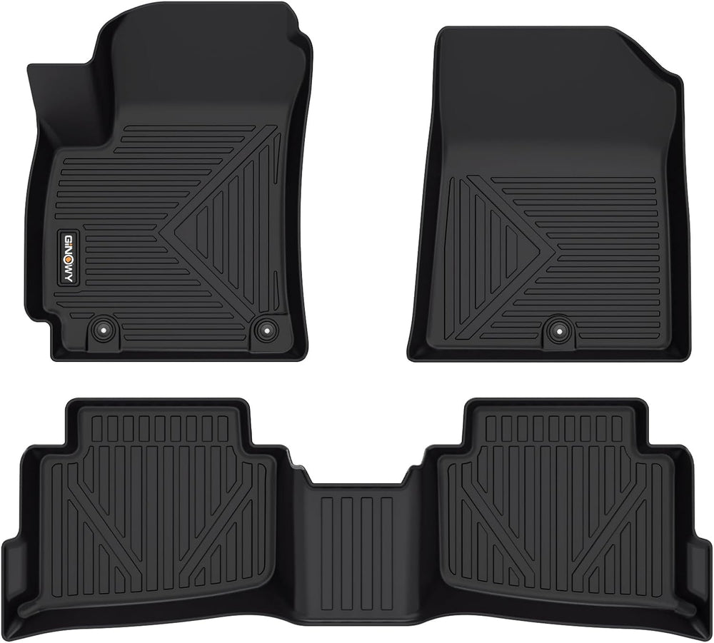 GINOWY- Floor Mats for Kia Seltos 2020-2024 2025, TPE All Weather Protection