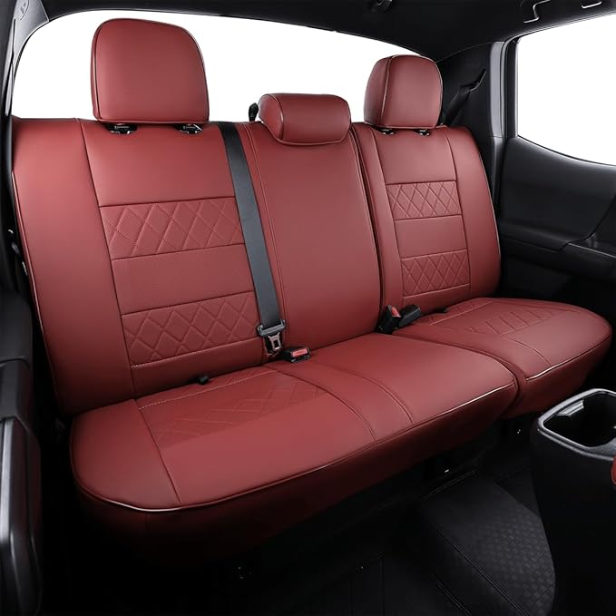 EKR Custom Fit Tacoma Leather Car Seat Covers