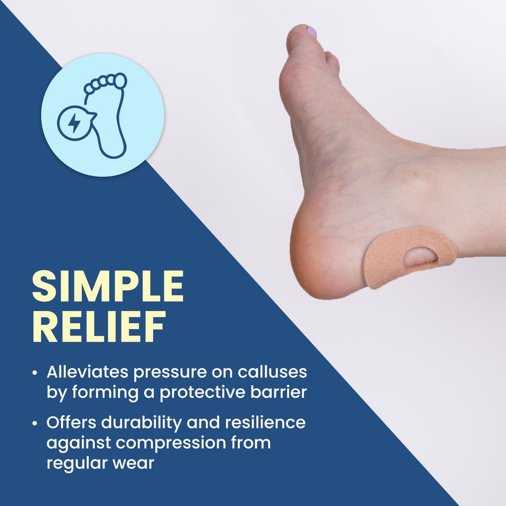 Aetna Foot Products Felt Callus Pads, Adhesive Oval Cushions, Medical Bandage...