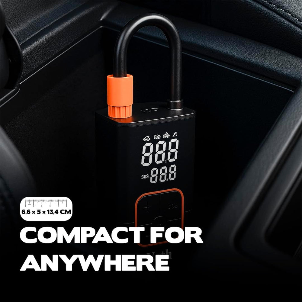 VT06 Portable Tire Inflator, 150 PSI Cordless Air Pump