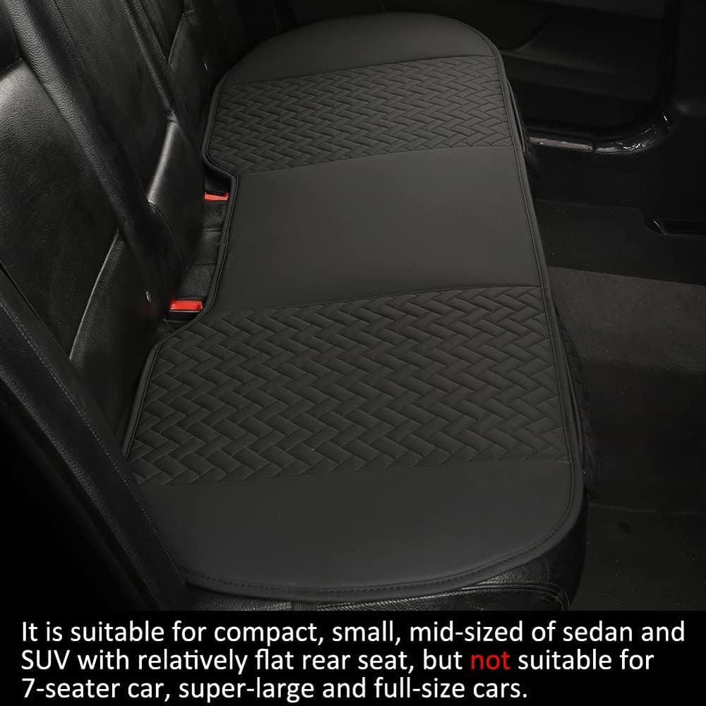 West Llama Full Set Car Seat Covers for Front and Rear Bottom Seats Only, Lux...