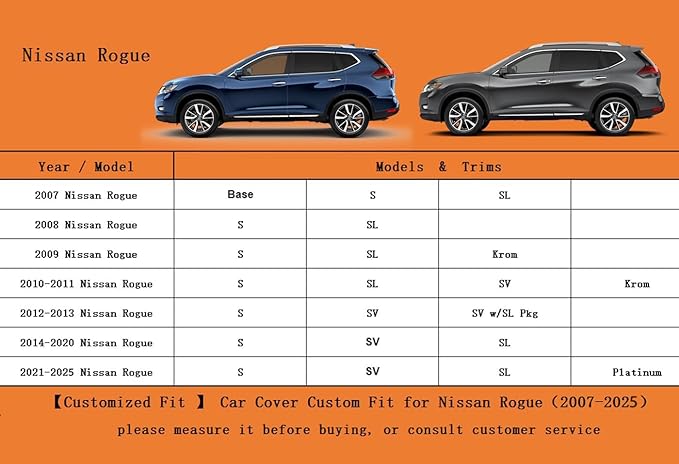 Kayme 6 Layers SUV Car Cover Custom Fit