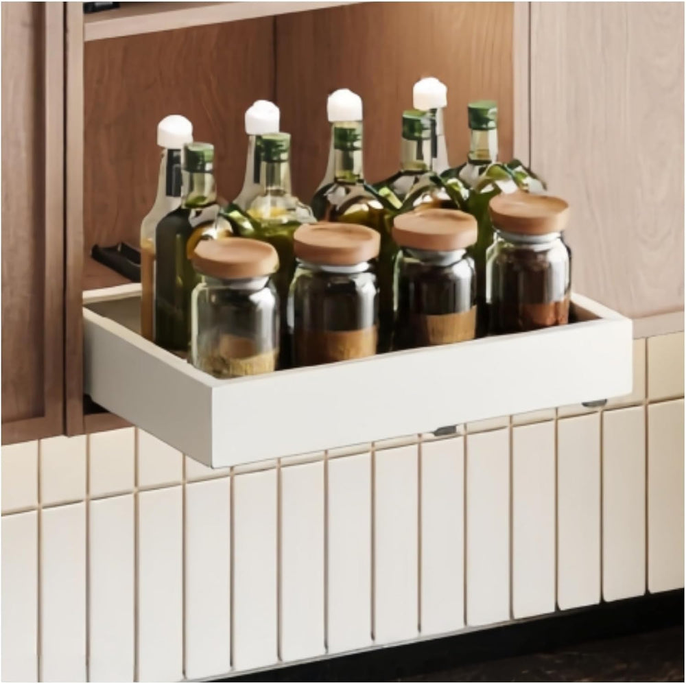 Fokyfok Pull out Cabinet Organizer Expandable,Upper Cabinet