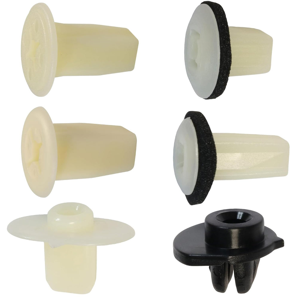 Woodzdon 231pcs Headlight Adjusting Screw Nylon Nut Bumper Grommet #6,#8,#10,...