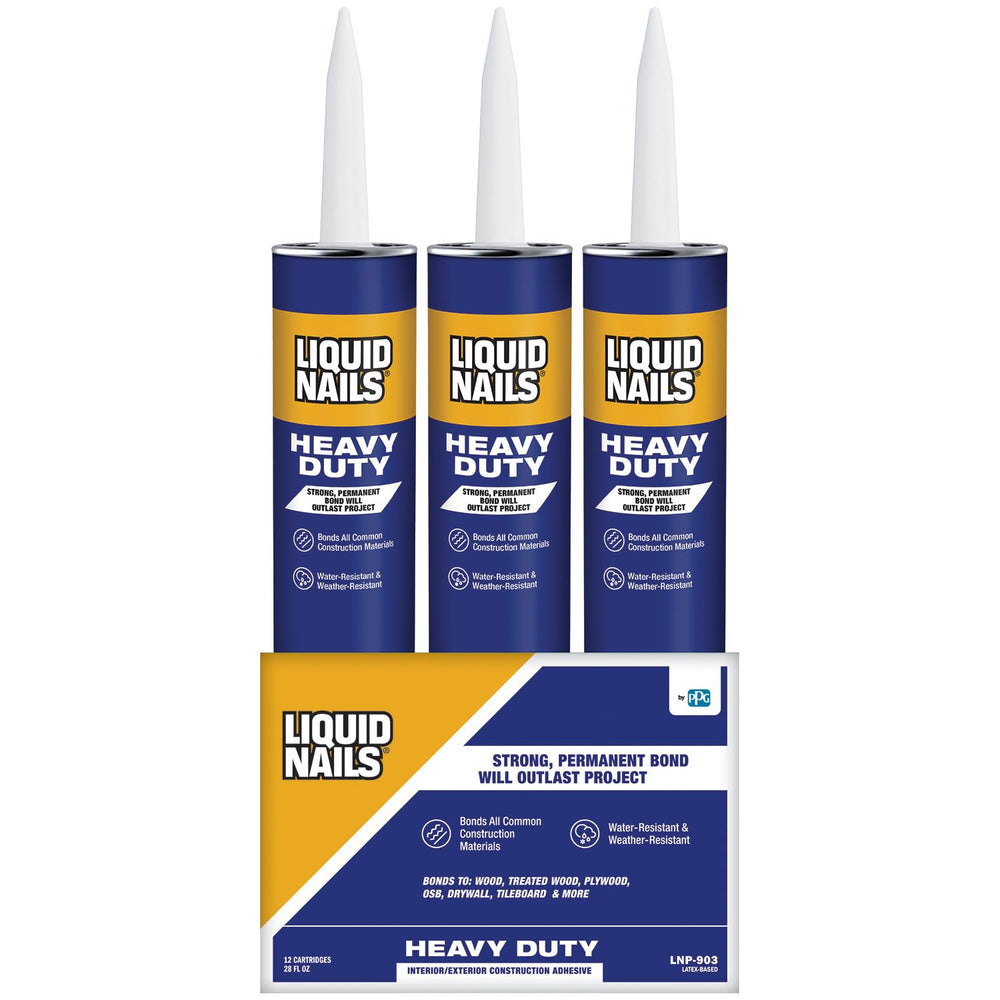 Liquid Nails Heavy Duty 28 oz. Tan Latex-Based Construction Adhesive Low VOC,...