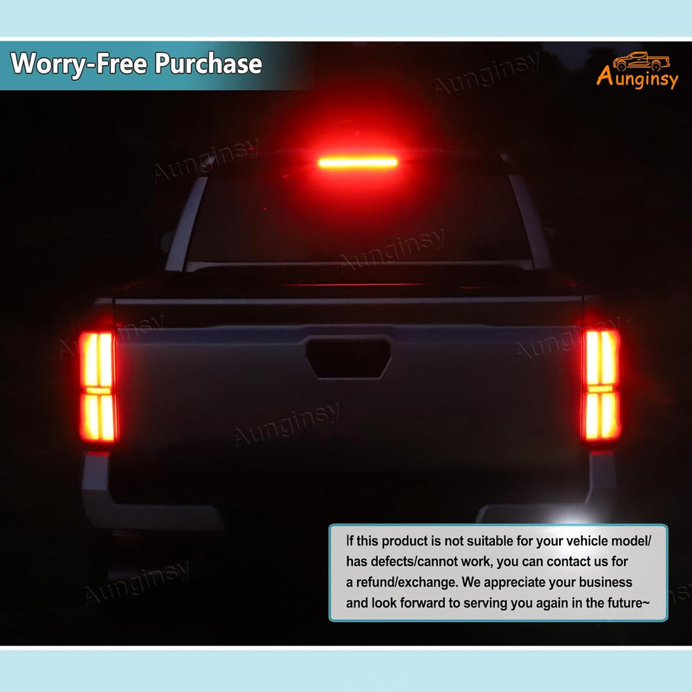 Aunginsy Tail Light Lamp Cover Compatible with Toyota Tacoma 2024-2026, Rear ...