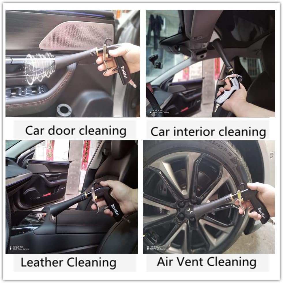 High Pressure Car Interior Spraying Washing Gun Automobile Detailing Cleaning...