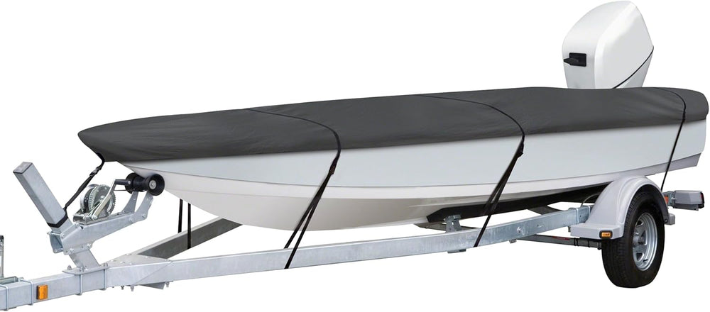 Classic Accessories StormPro Heavy-Duty Boat Cover, Fits Boats 12 ft - 14 ft ...