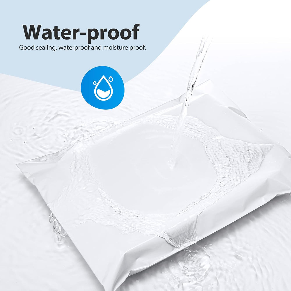Fuxury Poly Mailers 10x13 Inch 1000Pcs,Bulk Shipping Bags for Clothes,White