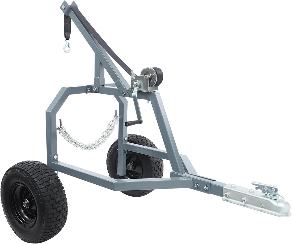 Log Skidding Arch, 24in Diameter 1600lbs Capacity ATV Trailer, Ball-Type Trai...