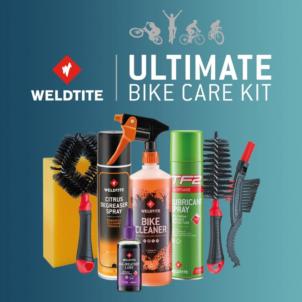 WELDTITE Ultimate 9-in-1 Bike Care Kit, Including 12L Bucket