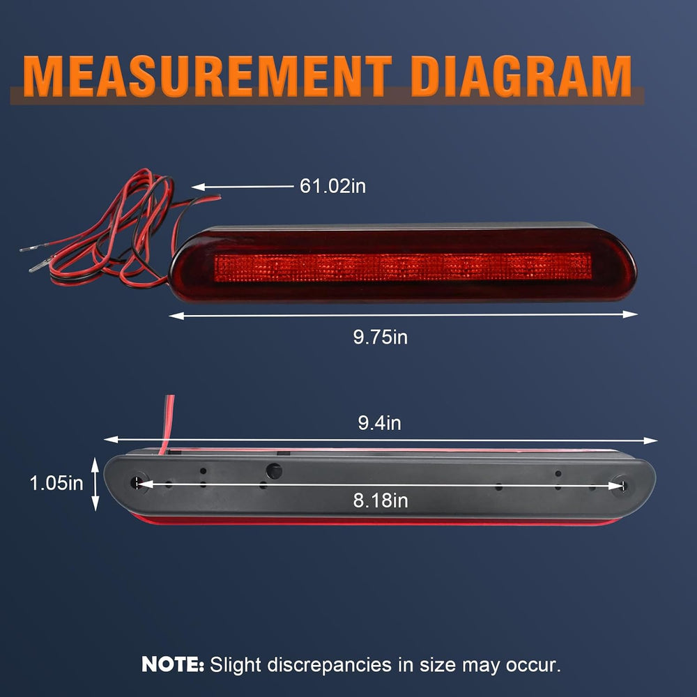 LED 3rd Brake Light Only (No Dome Light) for Truck Cap Topper Camper Shell 10...