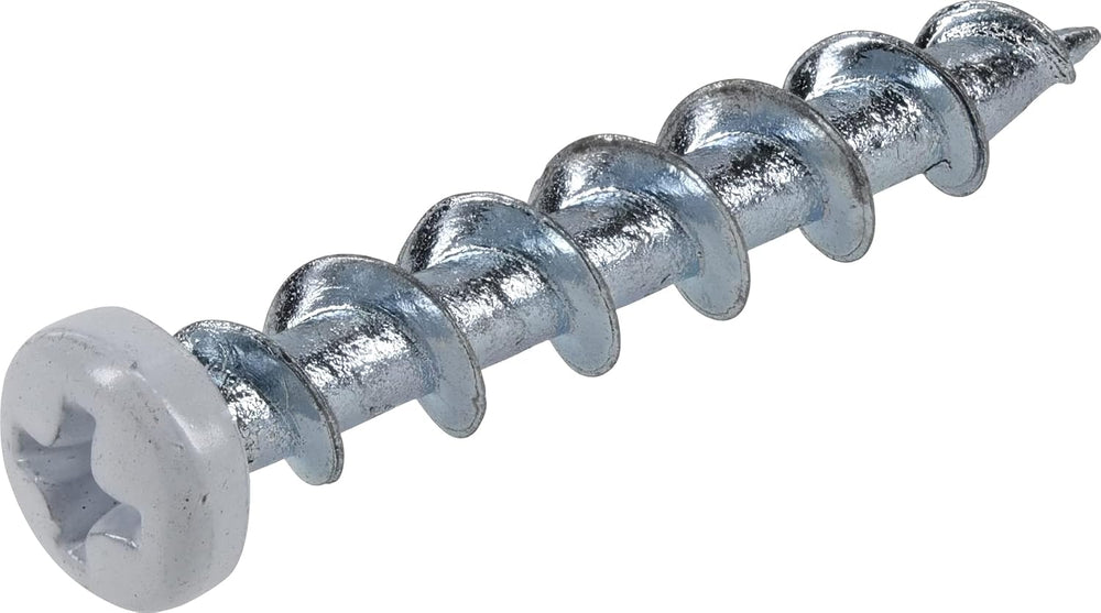 Hillman Borefast Drywall Anchors, 1-1/2in Pan Head, 75 Pack, White