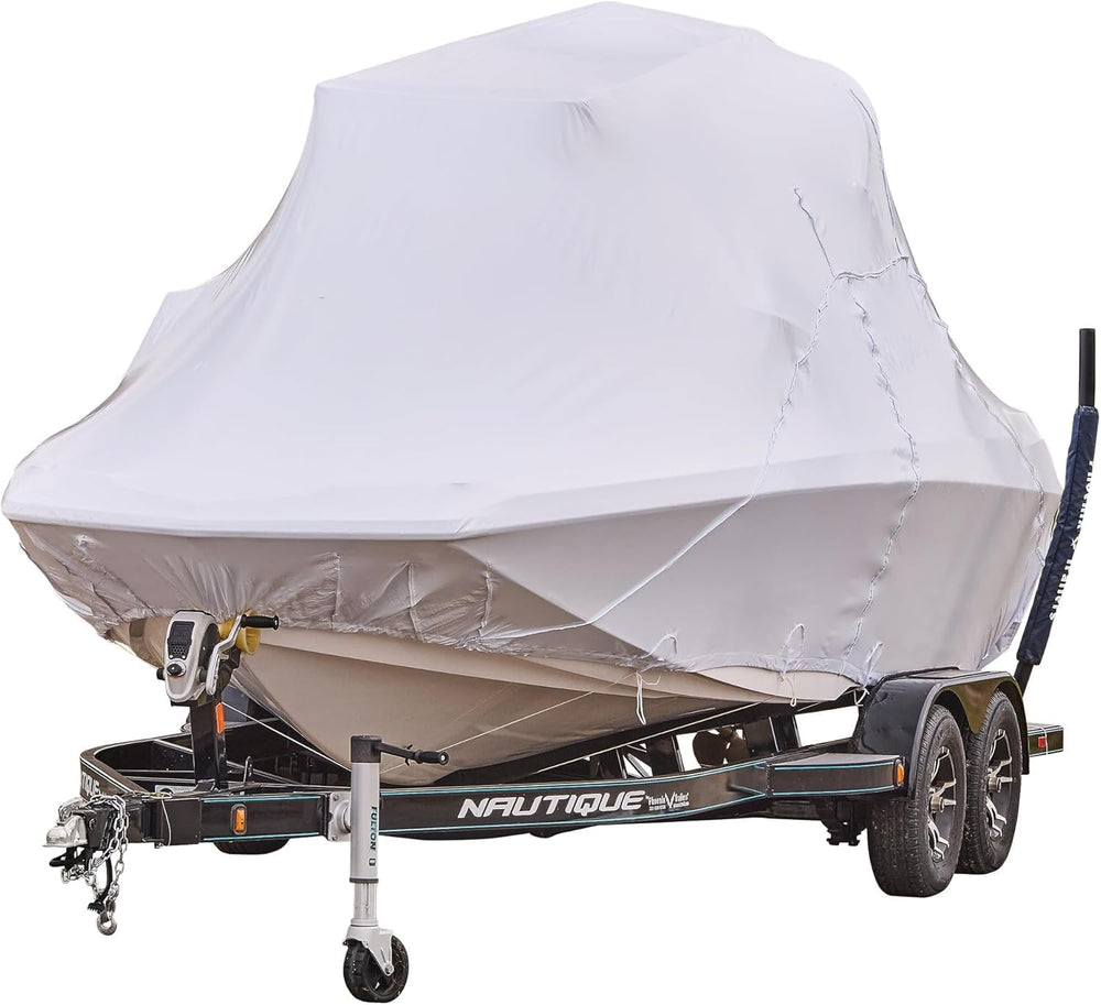 21' - 23' V Bow Wake Tower Boat Cover | Covers 100% of The Boat Above...