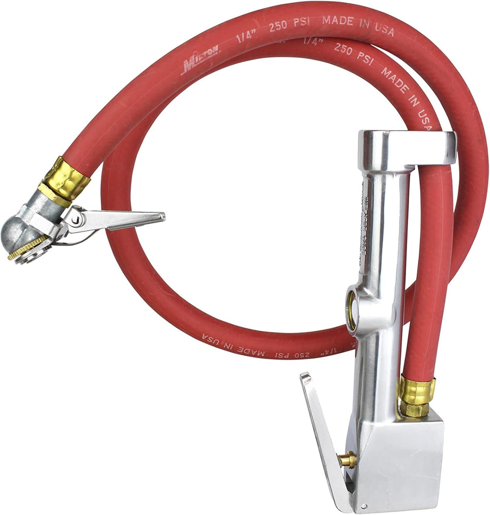 Service Station Tire Inflator, Air Pressure Gauge, Single Head Air Chuck, 3