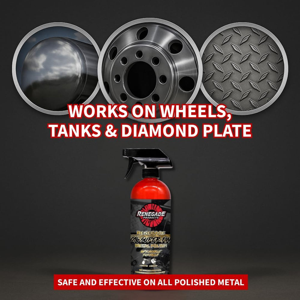Renegade Products USA | Q16 Extra Fine Sprayable Metal Polish - High-Gloss Fi...