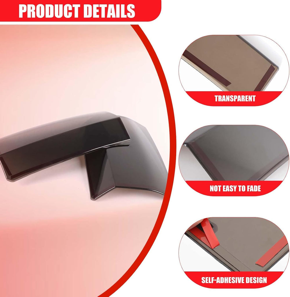 Yinanlutos Taillight Cover Trim Compatible with Hummer EV Pickup Truck 2024 2...