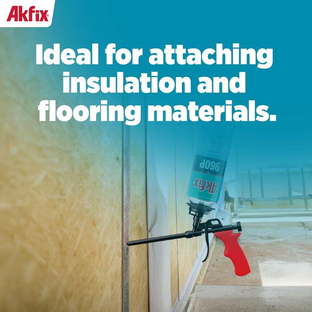 Akfix 960P Foam Board Adhesive with Strong Bonding (1x24 Oz) | Construction A...