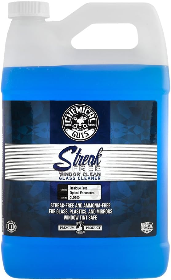 Chemical Guys CLD300 Streak Free Glass & Window Cleaner, Ammonia Free &am...