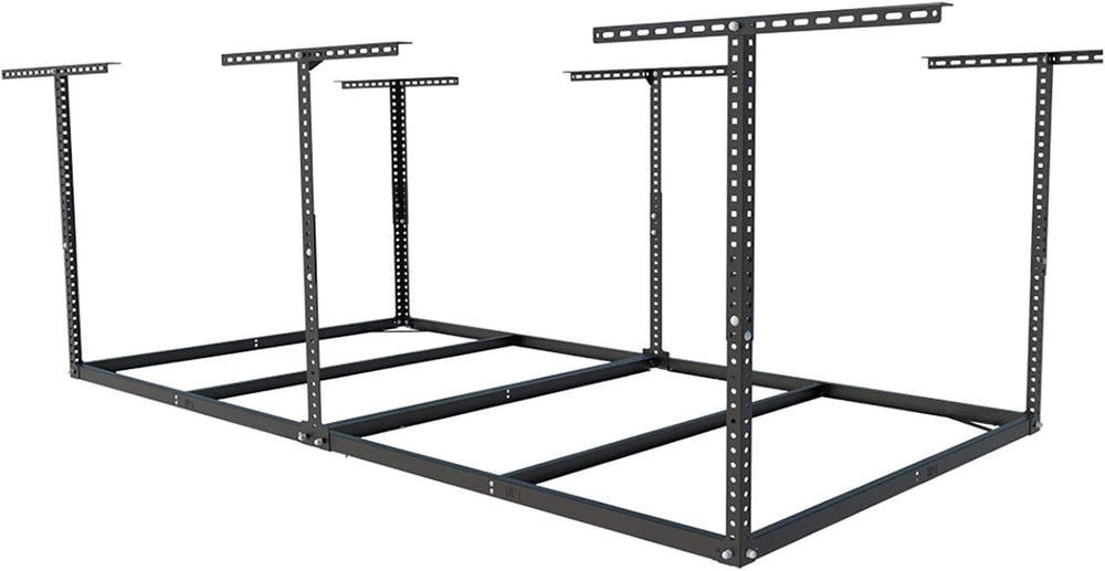 FLEXIMOUNTS 4x8 Overhead Garage Storage Rack without Decking, Storage