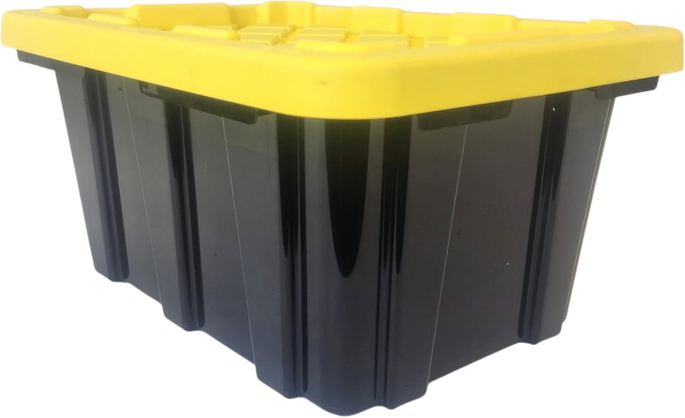 Edge Plastics Tough Tote, Heavy Duty Storage totes, for home and Garage Stora...