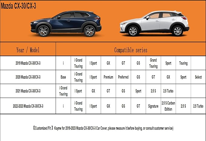 Kayme 6 Layers SUV Car Cover Custom Fit
