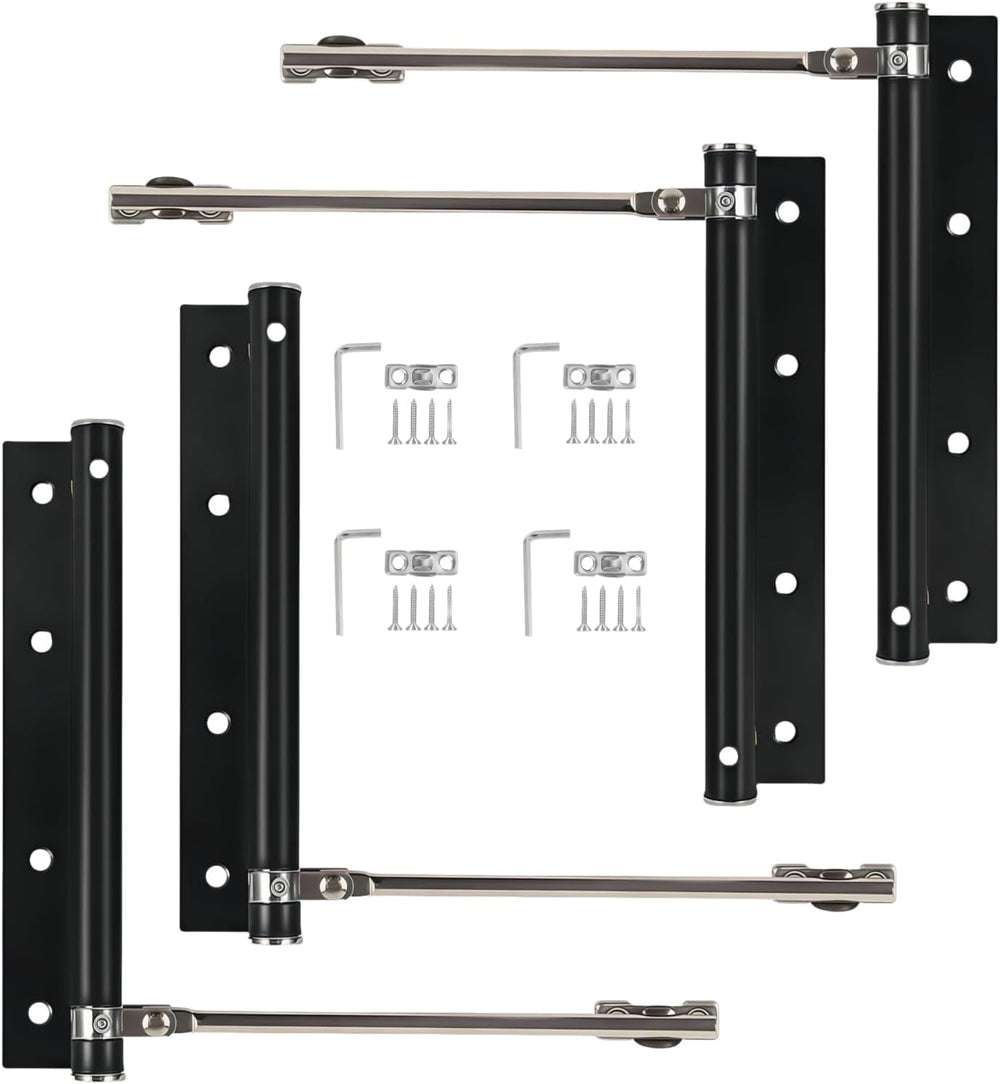 4 Pack Automatic Door Closer for Home Easy to Install | Safety Spring Door Cl...