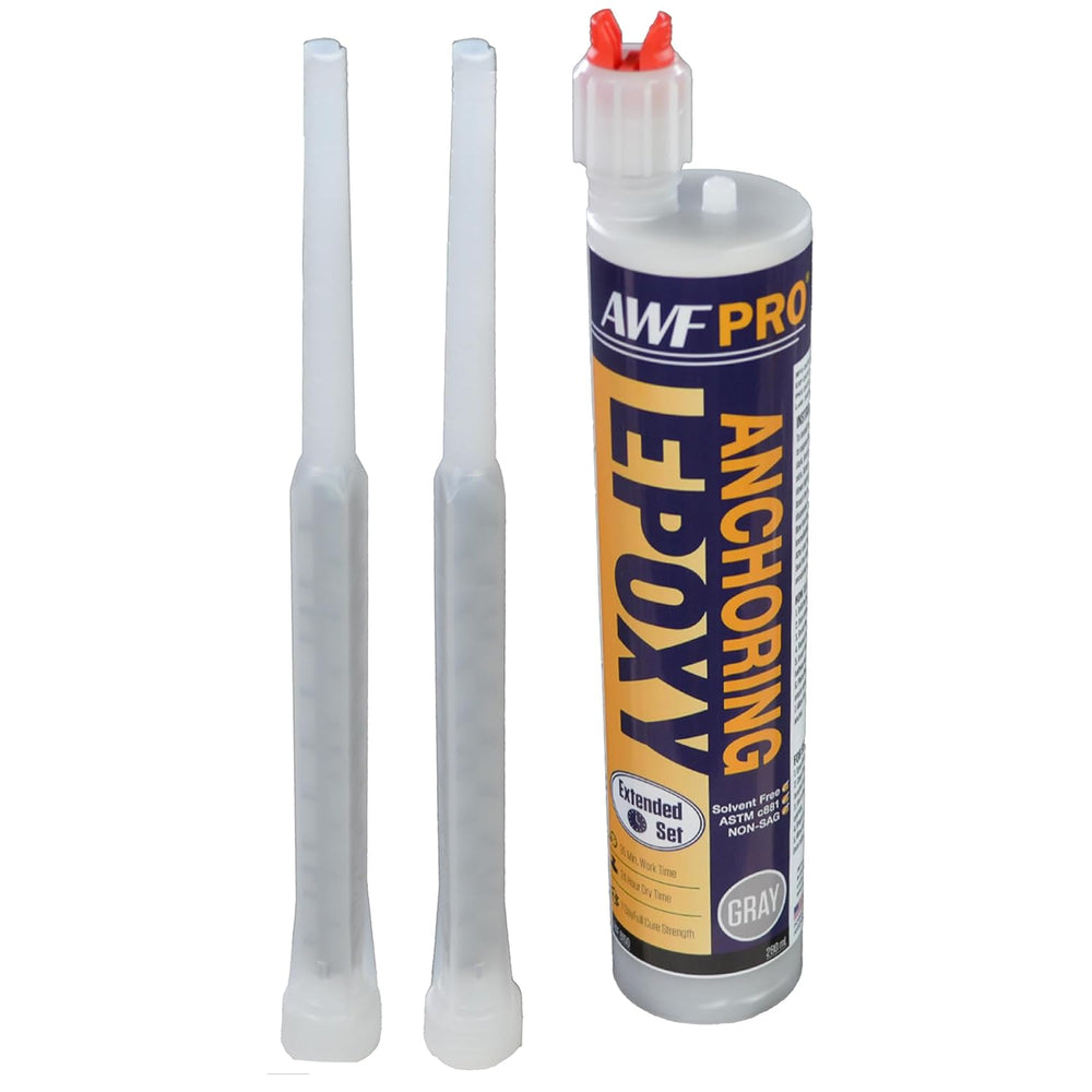 AWF PRO Extended Set Concrete Anchoring Epoxy Adhesive, 280 mL