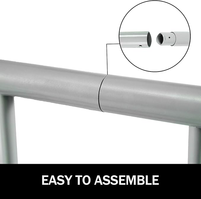 BestEquip 111" Length Floor Bike Rack, 9 Holders All-Steel Grid Bike Rack