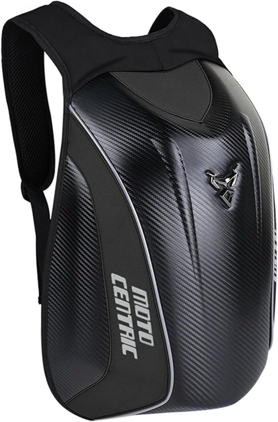 Motorcycle Backpack Waterproof Large Capacity Carbon Fiber Rider Backpack Har...