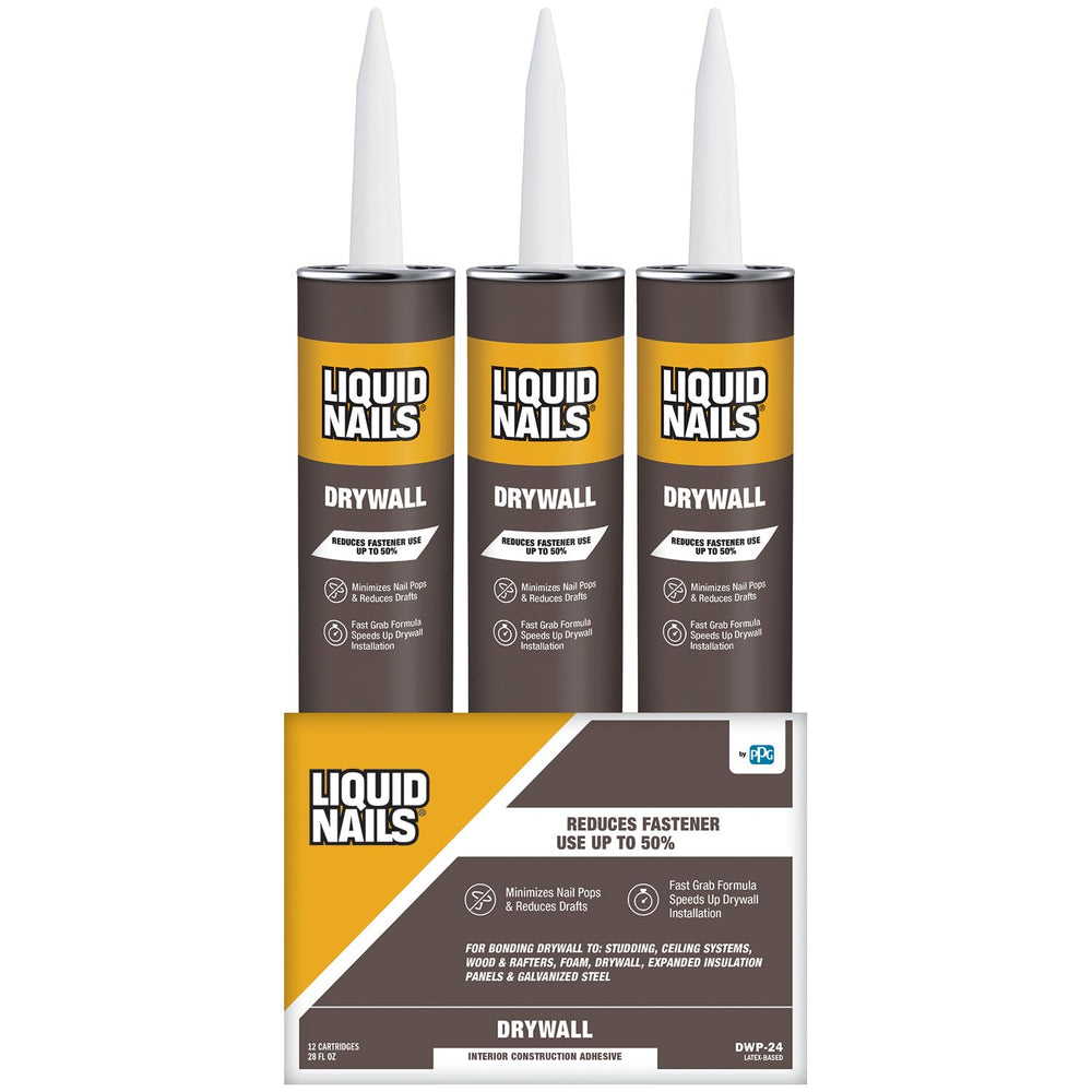 Liquid Nails Drywall 28 oz. Off-White Interior Construction Adhesive Low VOC,...