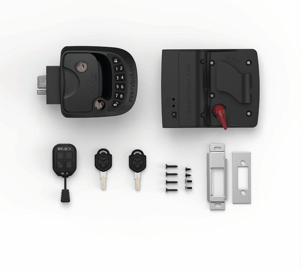 RVLock Compact Keyless RV Door Lock for Campers/Trailers / 5th Wheels