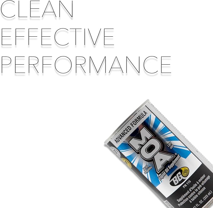 3 Cans of BG Motor Oil Additive MOA (Pack of 3)