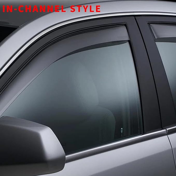 in Channel Rain Guards Fit for Chevrolet Chevy Suburban 2021 2022 2023 2024 2025