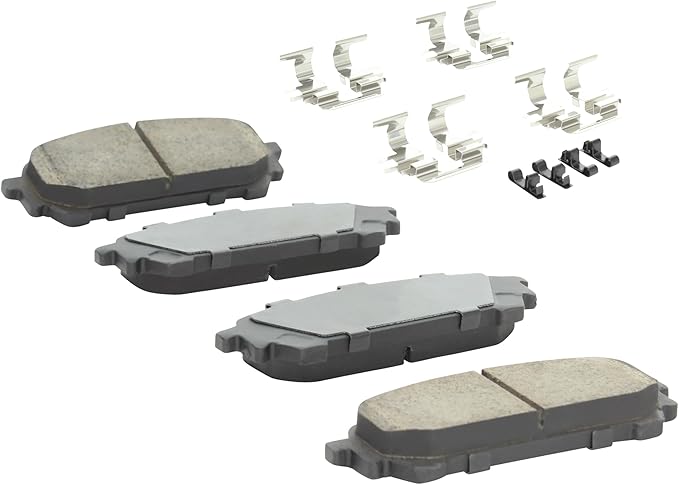 Premium Ceramic Rear Brake Pads Compatible