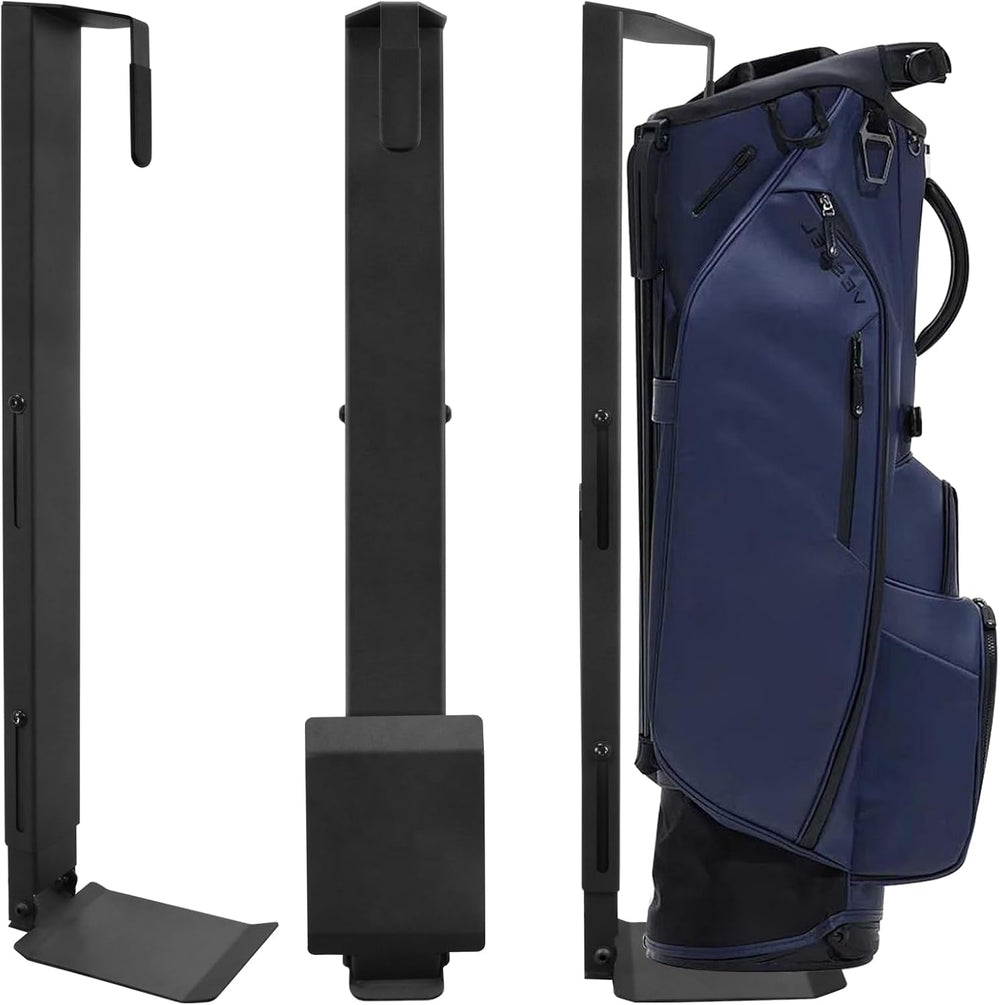 Wall Mount Golf Bag Storage Stand Organizer Rack for Garage Golf Bag Holder