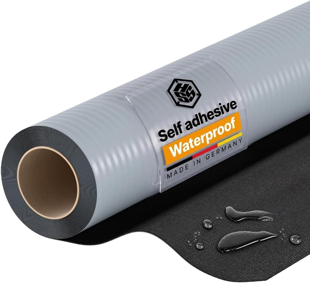 EPDM Waterproofing Membrane Self-Adhesive Black 52 Mil