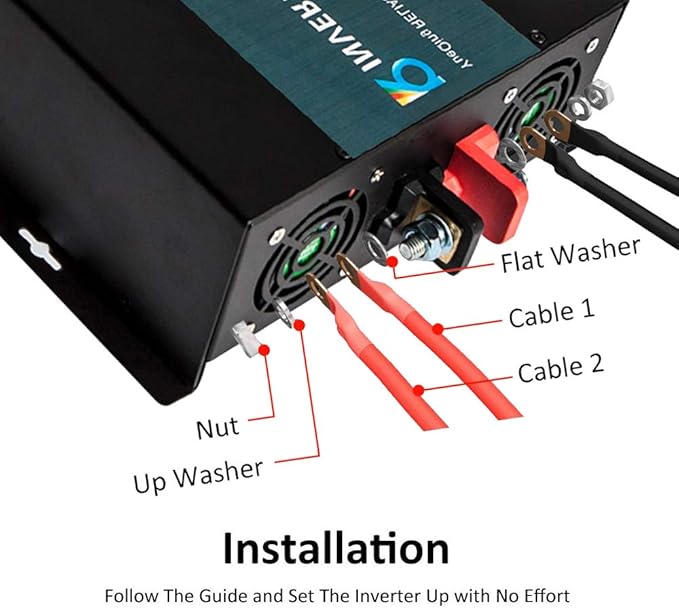 WZRELB Reliable 3000w Pure Sine Wave Solar Power Inverter 24v 110-120v 60hz