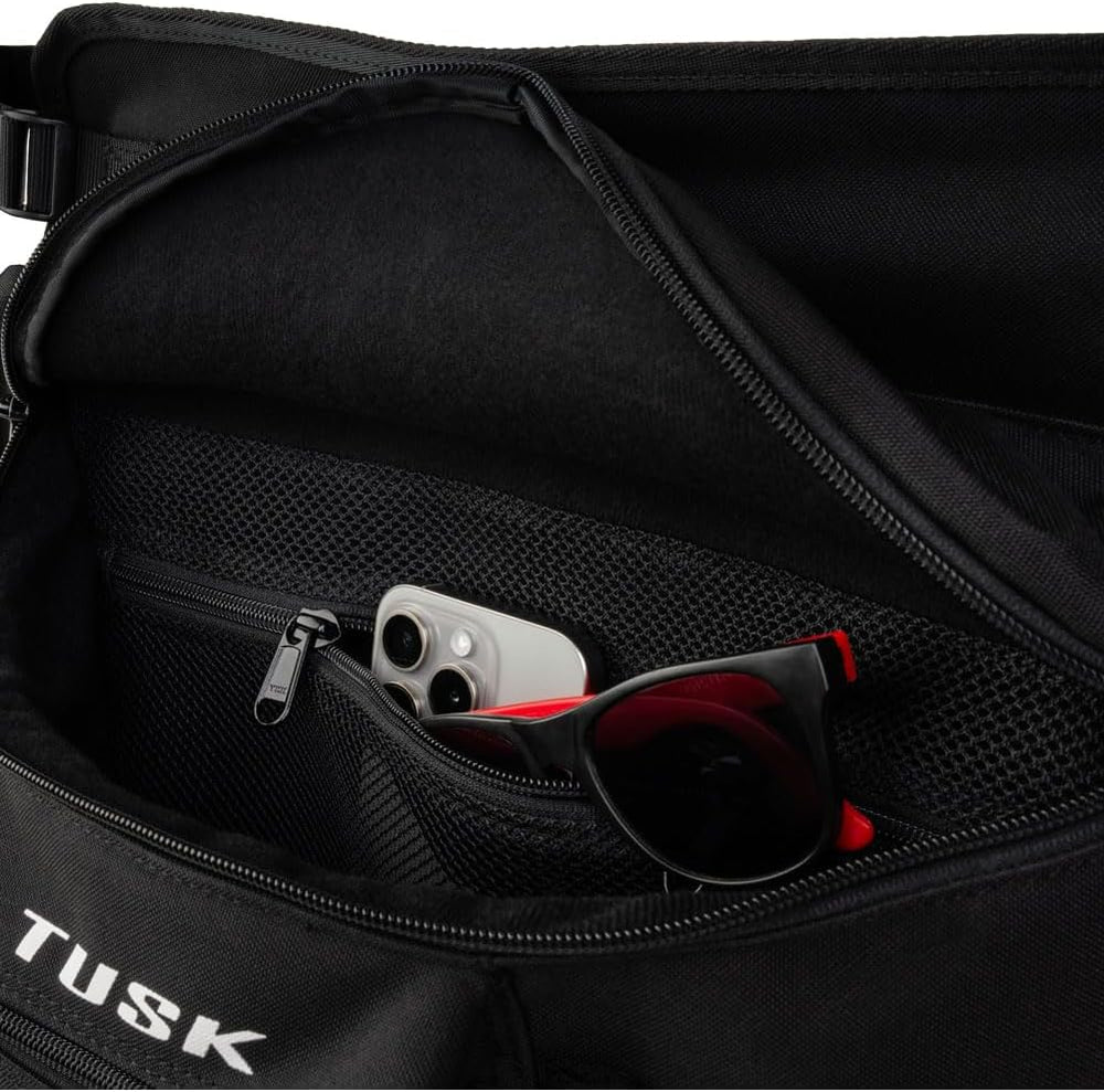 Tusk UTV Cab Pack Black โ Off-Road Utility Vehicle Storage Accessory - Compat...