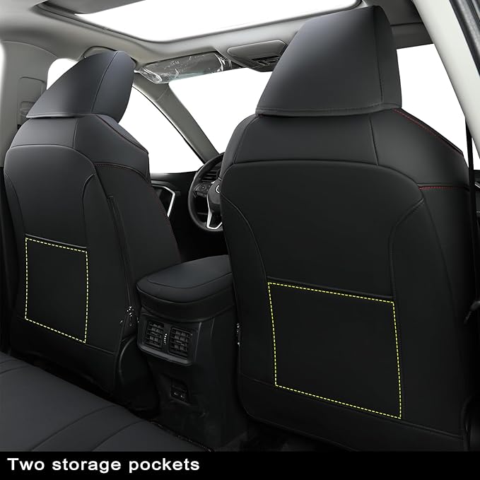 RISINGSTAR Rav4 Seat Covers, fit 2019-2025 Toyota Rav4 XLE LE XLE Premium