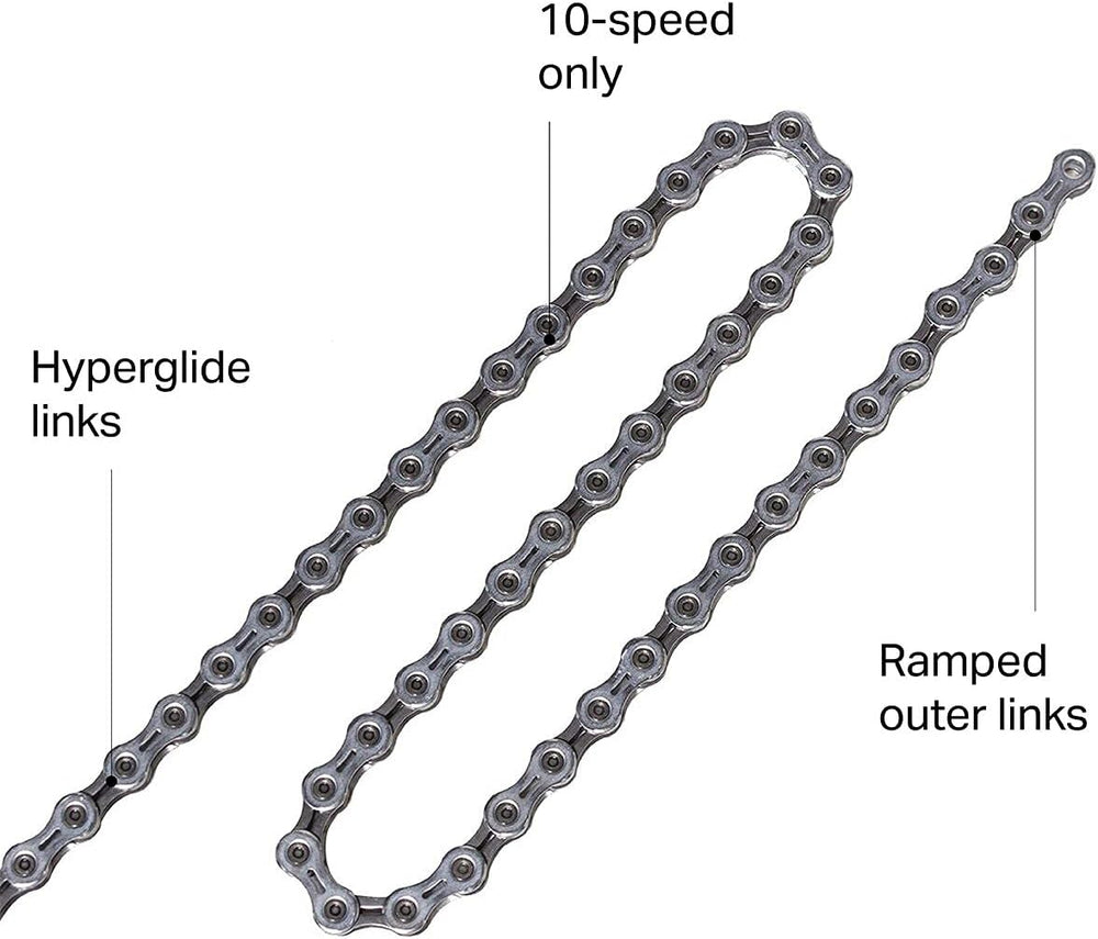Shimano CN-6701-10 Chain - 10-Speed, 116 Links, Silver