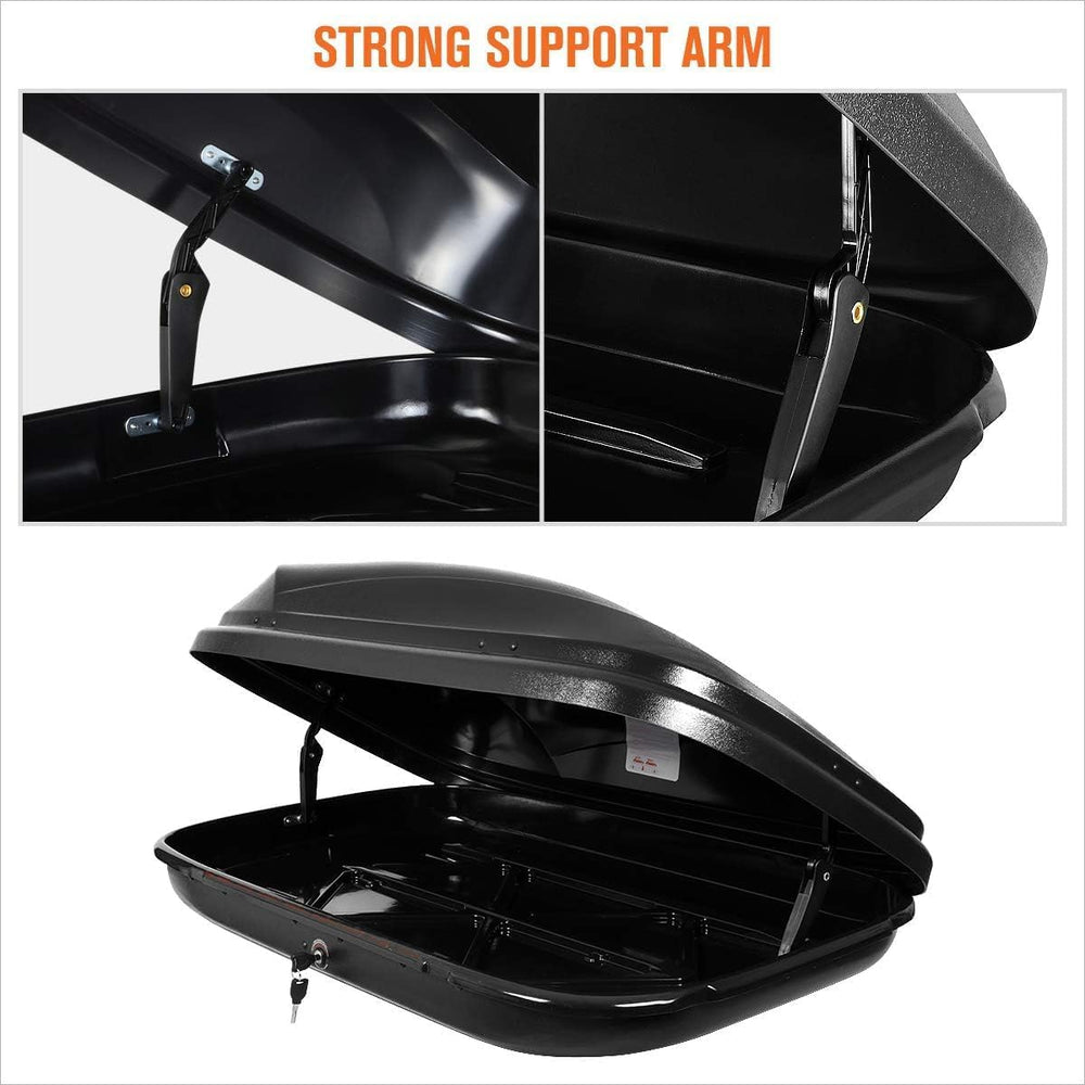 Rooftop Cargo Carrier for Car Storage - Roof Rack Style Carrier - Heavy Duty ...