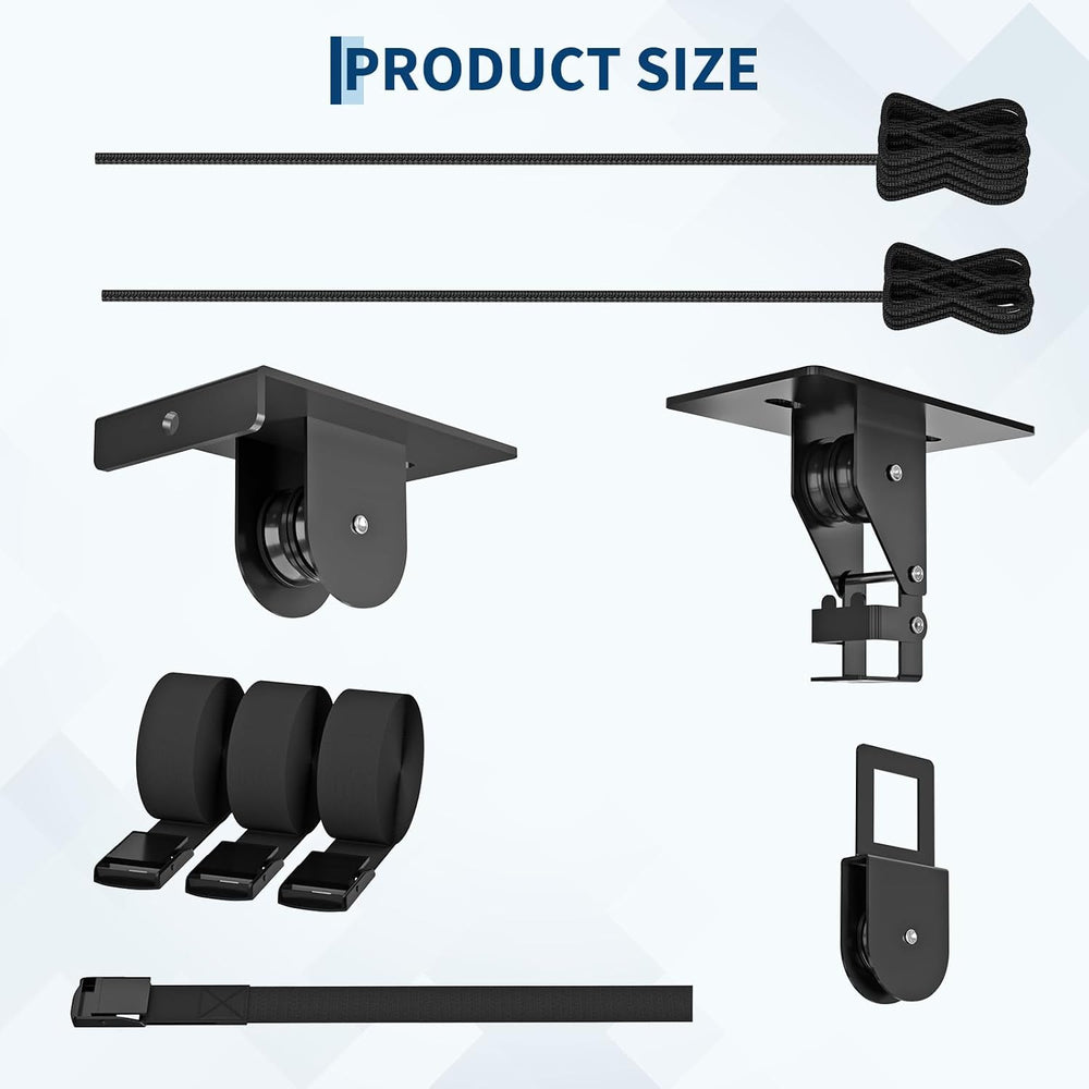 Garvee HeavyโDuty Cargo Box Garage Pulley System, Ceiling Hoist Kit for 10โ14...